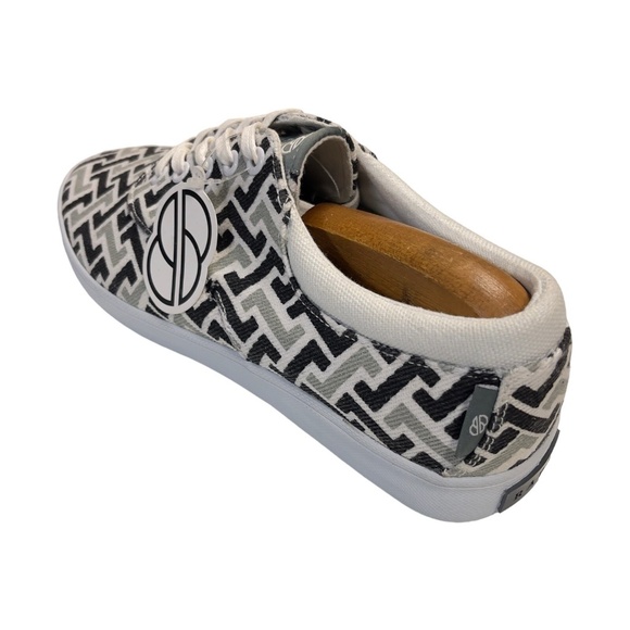 Radii The Chord Shoes Mens 10.5M White / Gray Canvas Sneakers - Picture 7 of 10